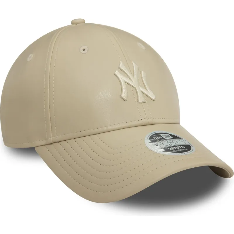 cappelli-curva-beige-cinghia-regolabile-9forty-midi-pu-dei-new-york-yankees-mlb-di-new-era