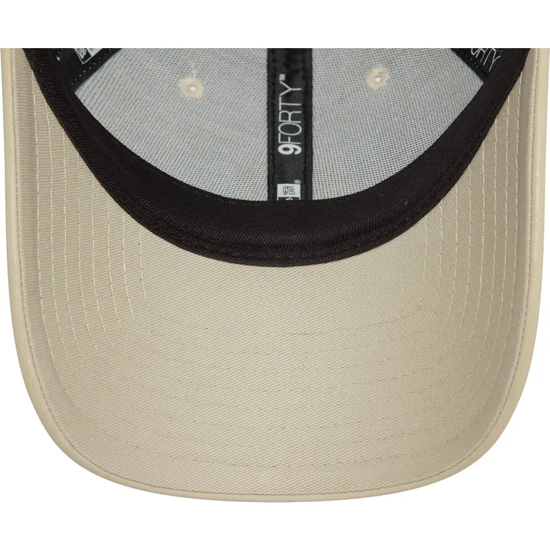 cappellino-beige-regolabile-da-donna-con-visiera-curva-e-logo-beige-9forty-midi-pu-dei-new-york-yankees-mlb-di-new-era