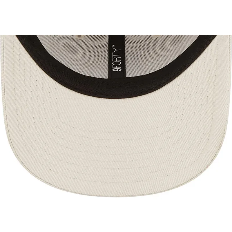 gorra-curva-beige-ajustable-9forty-league-essential-de-los-angeles-dodgers-mlb-de-new-era