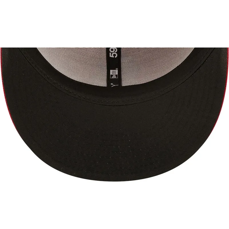 cappello-piatto-rosso-regolabile-59fifty-ac-perf-dei-st-louis-cardinals-mlb-di-new-era