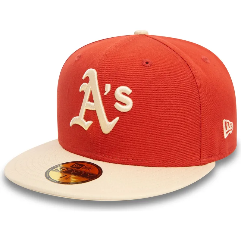 mutzen-flach-orange-angepasst-59fifty-side-patch-der-oakland-athletics-mlb-von-new-era mutzen-flach-orange-angepasst-59fifty-side-patch-der-oakland-athletics-mlb-von-new-era