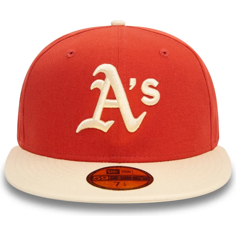 mutzen-flach-orange-angepasst-59fifty-side-patch-der-oakland-athletics-mlb-von-new-era mutzen-flach-orange-angepasst-59fifty-side-patch-der-oakland-athletics-mlb-von-new-era