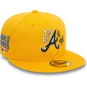 casquette-plate-jaune-ajustee-59fifty-icon-atlanta-braves-mlb-new-era