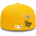 casquette-plate-jaune-ajustee-59fifty-icon-atlanta-braves-mlb-new-era