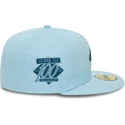 cappello-piatto-azzurro-regolabile-59fifty-anniversary-script-di-new-era