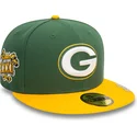 berretto-piatto-verde-e-giallo-regolabile-59fifty-pin-pack-dei-green-bay-packers-nfl-di-new-era