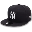 casquette-plate-bleue-marine-snapback-9fifty-team-colour-new-york-yankees-mlb-new-era