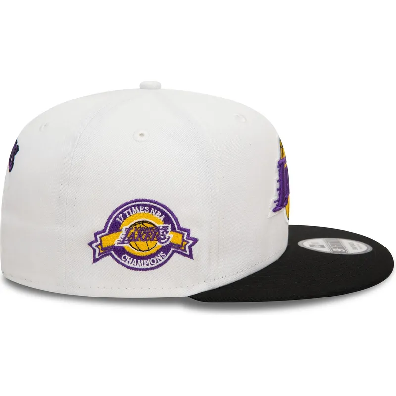 cappelli-piatta-nero-snapback-9fifty-white-crown-patch-dei-los-angeles-lakers-nba-di-new-era cappelli-piatta-nero-snapback-9fifty-white-crown-patch-dei-los-angeles-lakers-nba-di-new-era