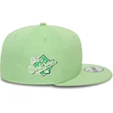 cappello-snapback-verde-chiaro-9fifty-con-patch-world-series-degli-oakland-athletics-mlb-di-new-era