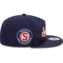 cappello-piatto-blu-navy-snapback-golfer-alternative-degli-spokane-indians-milb-di-new-era