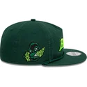 berretto-piatto-verde-snapback-golfer-alternative-eugene-emeralds-milb-di-new-era