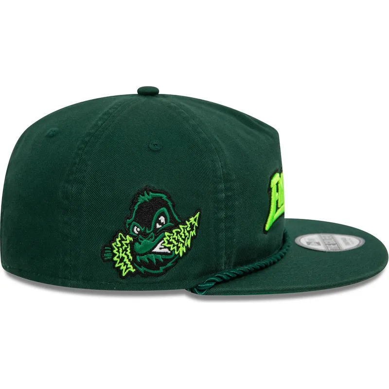 berretto-piatto-verde-snapback-golfer-alternative-eugene-emeralds-milb-di-new-era