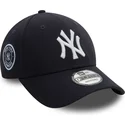 cappellino-visiera-curva-blu-marino-regolabile-9forty-side-patch-di-new-york-yankees-mlb-di-new-era