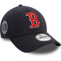 cappellino-visiera-curva-blu-marino-regolabile-9forty-side-patch-di-boston-red-sox-mlb-di-new-era