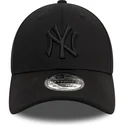 cappello-curvo-nero-regolabile-con-logo-nero-39thirty-monochrome-dei-new-york-yankees-mlb-di-new-era