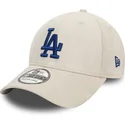 cappellino-curvo-beige-aderente-con-logo-blu-39thirty-in-finta-pelle-scamosciata-dei-los-angeles-dodgers-mlb-di-new-era