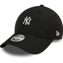 casquette-courbee-noire-ajustable-pour-femme-9forty-jacquard-new-york-yankees-mlb-new-era