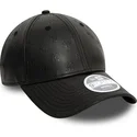 cappellino-curvo-nero-regolabile-da-donna-9forty-pu-monogram-dei-new-york-yankees-mlb-di-new-era