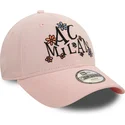 cappellino-rosa-regolabile-per-bambino-9forty-needle-cord-ac-milan-serie-a-di-new-era