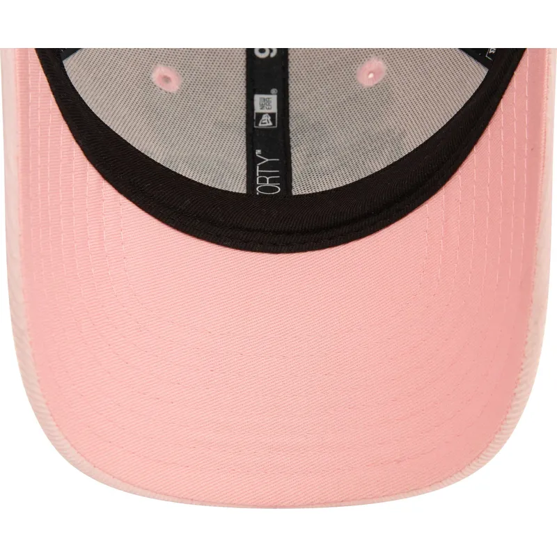 cappellino-rosa-regolabile-per-bambino-9forty-needle-cord-ac-milan-serie-a-di-new-era