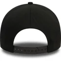 schwarze-snapback-kappe-mit-gebogenem-schirm-und-beigem-logo-9forty-e-frame-league-essential-der-los-angeles-dodgers-mlb-von-new