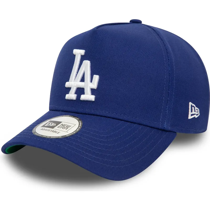 cappellino-curvo-blu-snapback-9forty-e-frame-patch-dei-los-angeles-dodgers-mlb-di-new-era