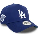 mutzen-gebogen-blau-snapback-9forty-e-frame-patch-der-los-angeles-dodgers-mlb-von-new-era
