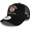 cappello-trucker-nero-9forty-a-frame-cord-graphic-di-new-york-stati-e-paesi-di-new-era