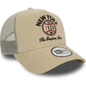 cappellino-trucker-beige-9forty-a-frame-cord-graphic-di-new-york-stati-e-paesi-di-new-era