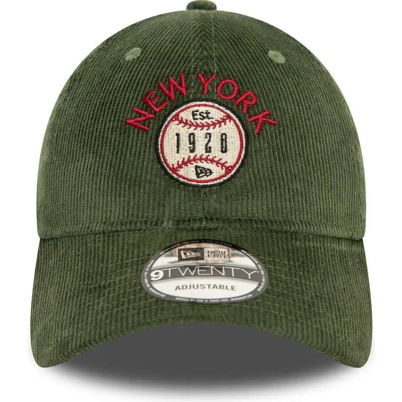 verstellbare-grune-curved-cap-9twenty-cord-von-new-york-states-and-countries-von-new-era