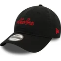 cappellino-nero-curvo-regolabile-9twenty-heritage-script-di-new-era