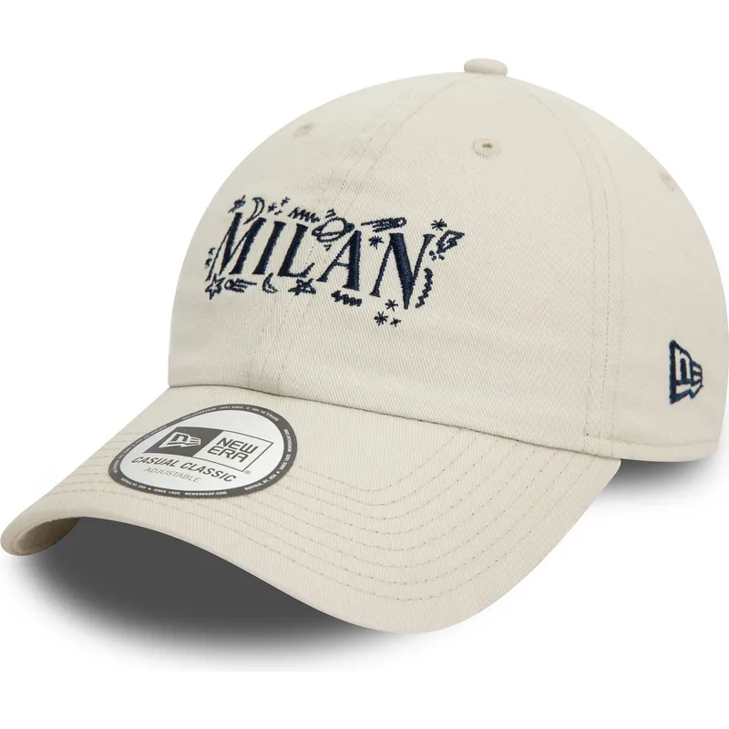 cappelli-curva-beige-cinghia-regolabile-9twenty-scribble-dei-ac-milan-serie-a-di-new-era