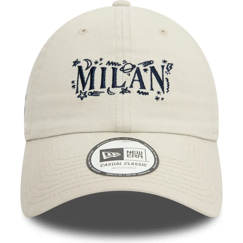 cappelli-curva-beige-cinghia-regolabile-9twenty-scribble-dei-ac-milan-serie-a-di-new-era