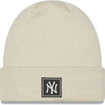 Beige Team Cuff hue New York Yankees MLB fra New Era