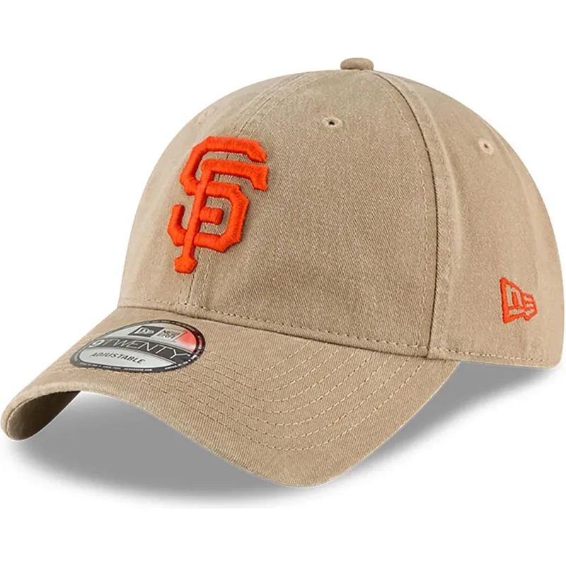 san-francisco-giants-mlb-9twenty-core-classic-beige-justerbar-buet-kasket-fra-new-era