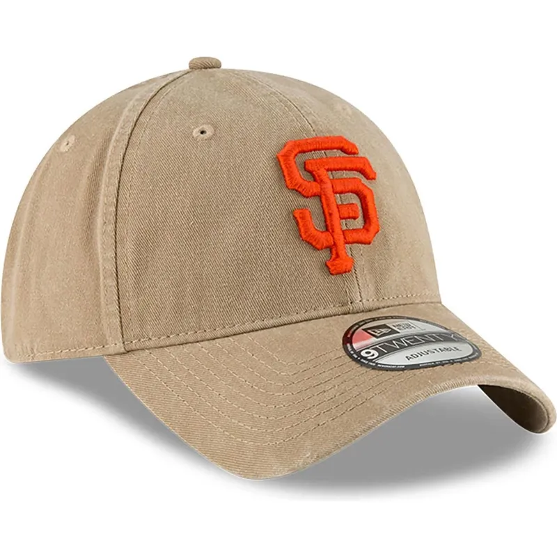 beige-justerbar-bojd-keps-9twenty-core-classic-san-francisco-giants-mlb-fran-new-era