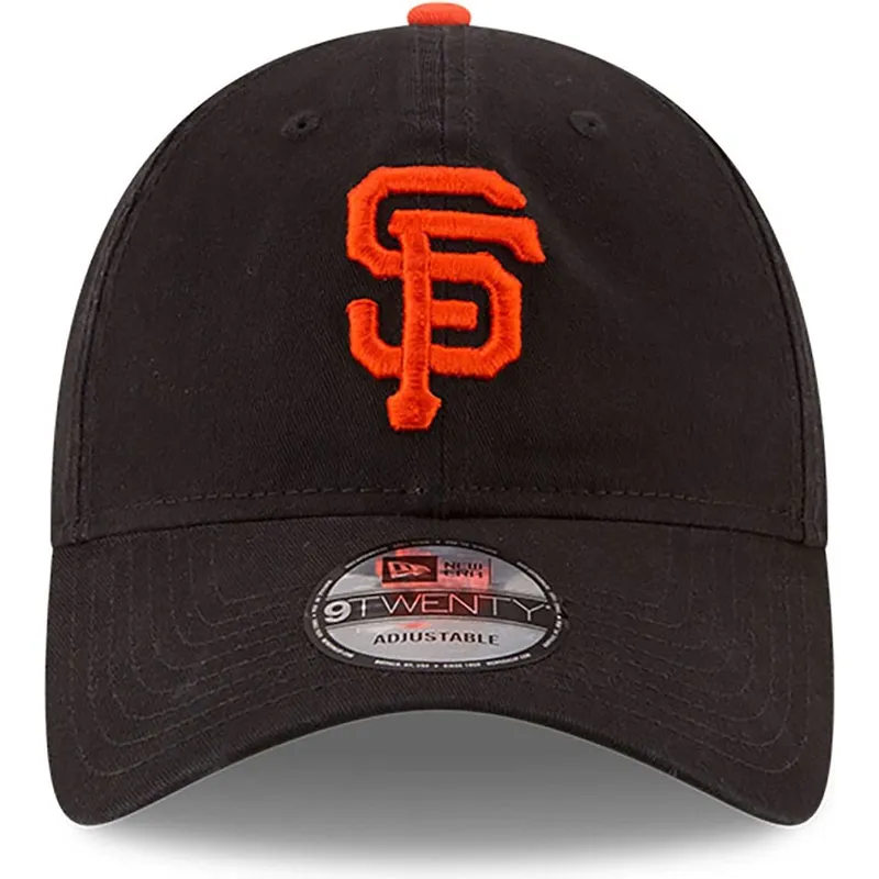 sort-justerbar-9twenty-core-classic-kasket-med-buet-skygge-fra-san-francisco-giants-mlb-af-new-era