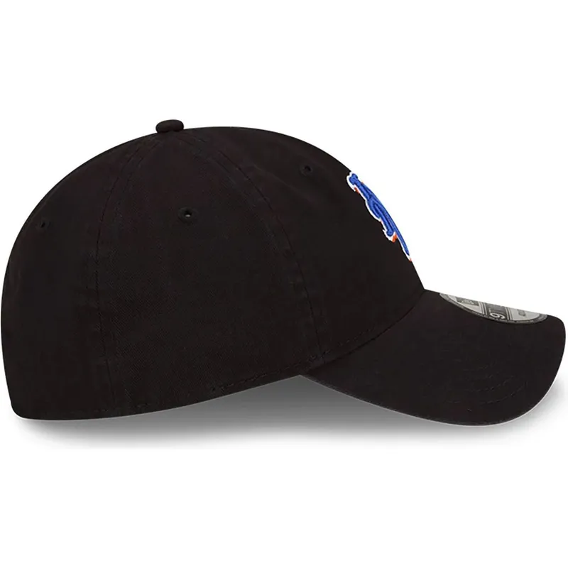 new-york-mets-mlb-justerbar-sort-buet-kasket-9twenty-core-classic-fra-new-era