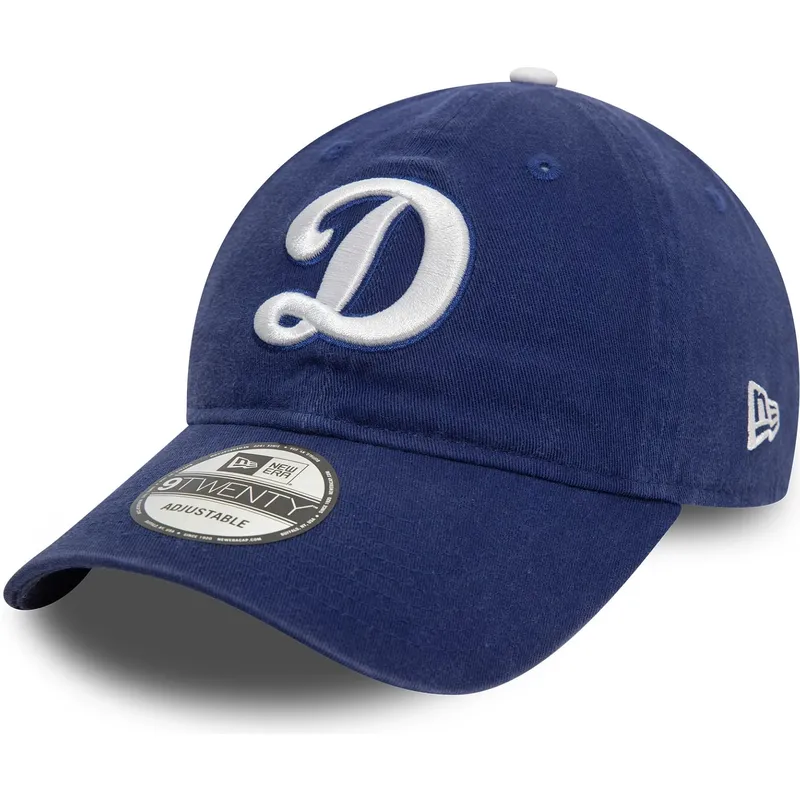 niebieska-zakrzywiona-czapka-z-daszkiem-9twenty-core-classic-los-angeles-dodgers-mlb-od-new-era-regulowana