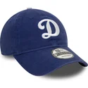blaue-verstellbare-gebogene-kappe-9twenty-core-classic-der-los-angeles-dodgers-mlb-von-new-era