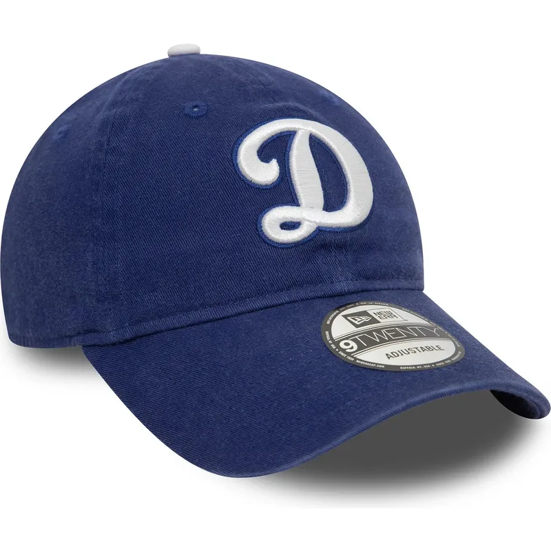 niebieska-regulowana-czapka-z-zakrzywionym-daszkiem-9twenty-core-classic-los-angeles-dodgers-mlb-new-era