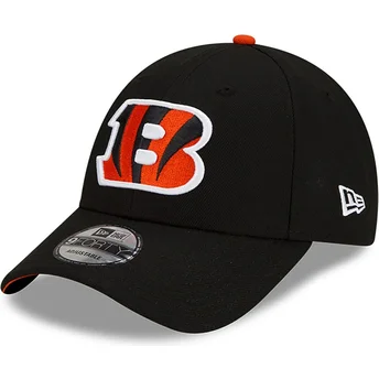 Gorra curva negra ajustable 9FORTY The League de Cincinnati Bengals NFL de New Era