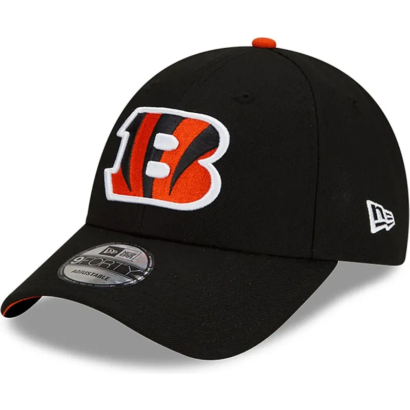 sort-justerbar-kurvet-kasket-9forty-the-league-fra-cincinnati-bengals-nfl-fra-new-era