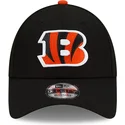 sort-justerbar-kurvet-kasket-9forty-the-league-fra-cincinnati-bengals-nfl-fra-new-era