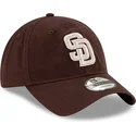 brun-bojd-justerbar-keps-9twenty-core-classic-fran-san-diego-padres-mlb-av-new-era