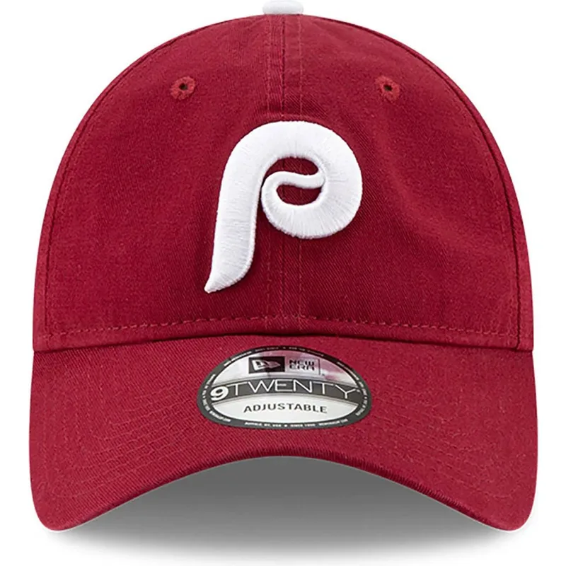 morkerod-justerbar-kurvet-kasket-9twenty-core-classic-fra-philadelphia-phillies-mlb-fra-new-era