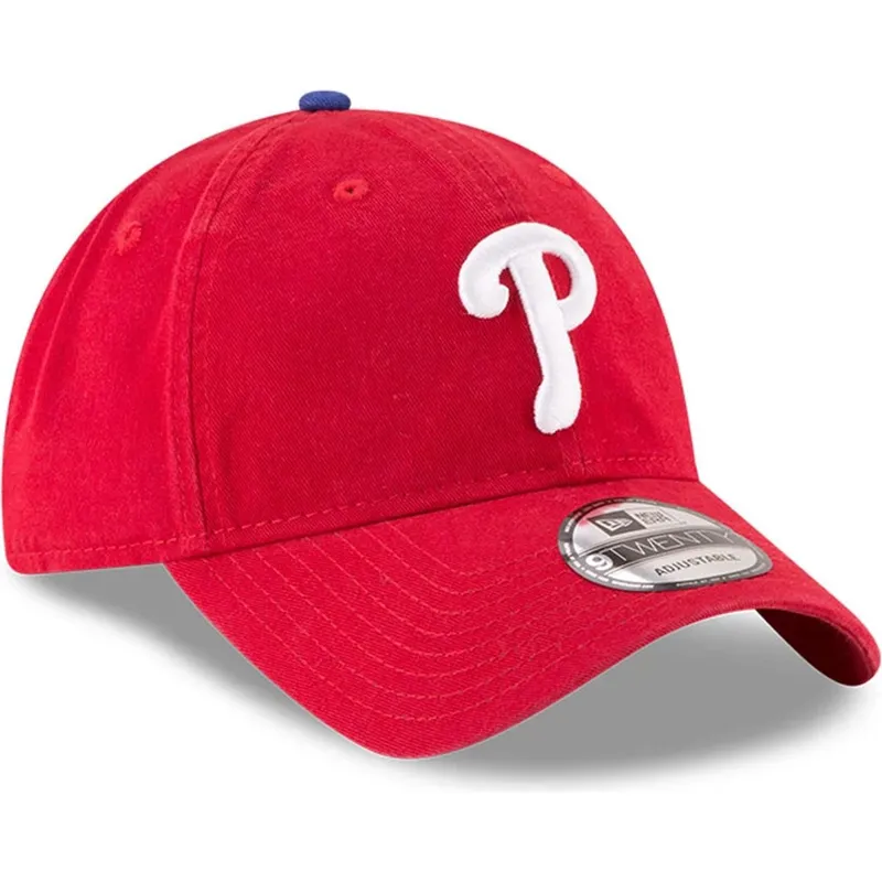 czerwona-regulowana-czapka-z-zakrzywionym-daszkiem-9twenty-core-classic-philadelphia-phillies-mlb-od-new-era