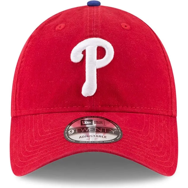 czerwona-regulowana-czapka-z-zakrzywionym-daszkiem-9twenty-core-classic-philadelphia-phillies-mlb-od-new-era