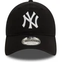 buet-sort-justerbar-9twenty-washed-kasket-af-new-york-yankees-mlb-fra-new-era