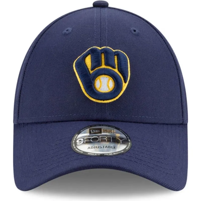 marinbla-justerbar-9forty-the-league-milwaukee-brewers-mlb-keps-fran-new-era